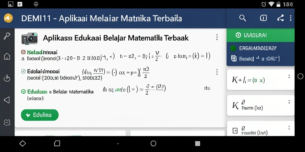Antarmuka aplikasi DEMI11 yang interaktif dan user-friendly.