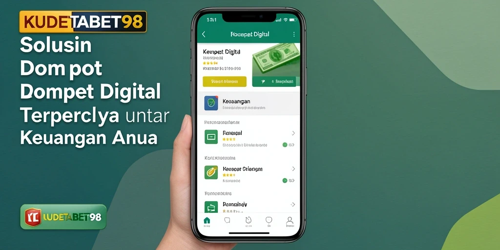 Antarmuka pengguna KUDETABET98 yang sederhana dan intuitif.