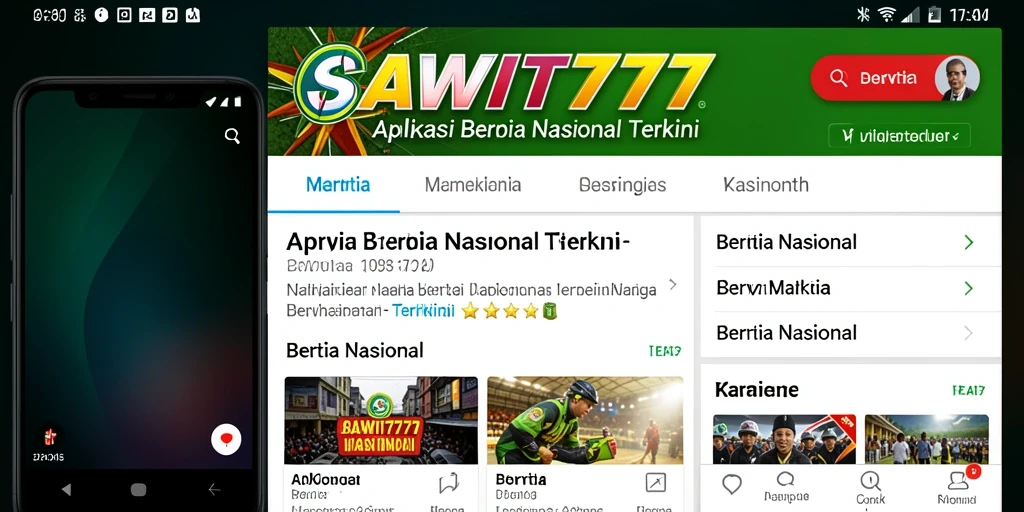 Antarmuka SAWIT777 menampilkan berita nasional terkini dengan mudah.